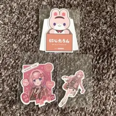 周央サンゴ Beary school time ランダムステッカー にじたうん