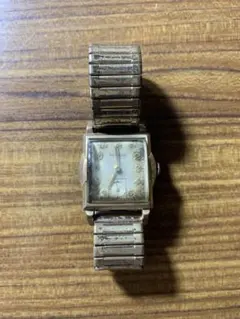 1950年　スイス製　BENRUS ベンラス　手巻き腕時計　スモセコ　10金のサムネイル