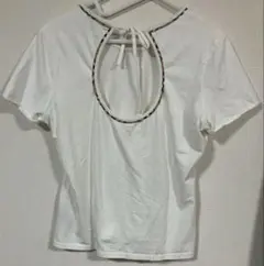 BURBERRY LONDON バックオープン 半袖Tシャツ ノバチェック