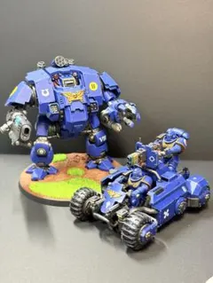 プライマリスリデンプタードレッドノートとインヴェイダーATV 塗装済完成品