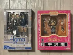 【未開封品】けいおん！ figma 秋山澪 ねんどろいど 平沢唯フィギュアセットのサムネイル