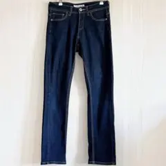 【しまむら】デニムパンツ インディゴ　Ｌサイズ　ストレッチ素材