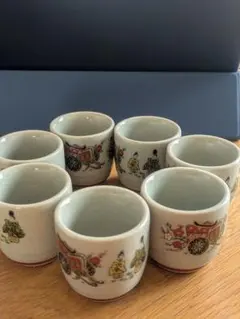 陶器製お猪口 7個セット