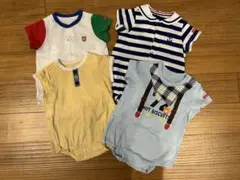 ミキハウス・ホットビスケット70cmロンパース