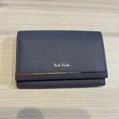 ポールスミス　マルチカラーライン　名刺入れ