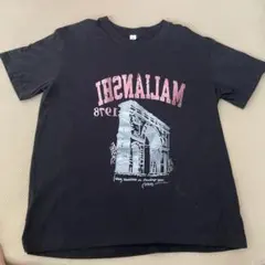 プリントTシャツ ブラック