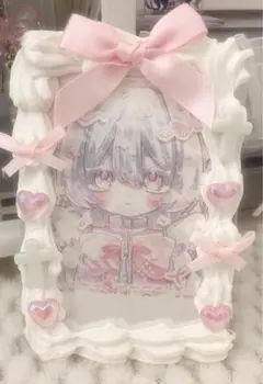 ホイップデコ トレカケース ピンク 白 量産型