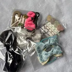 ヘアー飾り　バレッタ　ピン　ヘアゴム　リボン