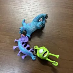 モンスターズインク　ゆらゆらつながるマスコット ランドール　マイク　サリー