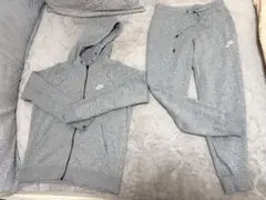 NIKE ナイキ セットアップ グレー パーカー スウェットパンツ Lサイズ