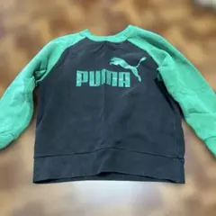 PUMA トレーナー サイズ130 黒/緑
