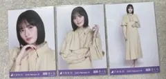 乃木坂46 生写真　遠藤さくら　期別カラーワンピース　3種コンプ