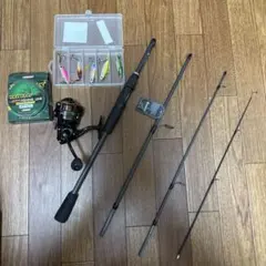 【新品未使用】1.8mパックロッド＆3000番リールのサムネイル