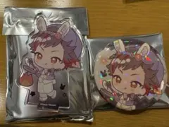 あんスタ　アニメイトカフェ　缶バッジ　鉄虎　アクリルスタンド　アニカフェ