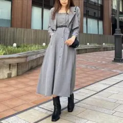 新品未使用】anuans/アニュアンス/3wayトレンチコート/グレー - メルカリ