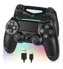 PS4/PCコントローラー Bluetooth5.4 無線・有線 16時間稼働