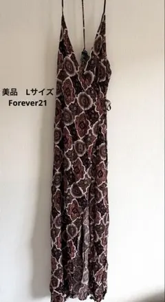 【美品】Forever21 ワンピース　パレオ　Lサイズのサムネイル