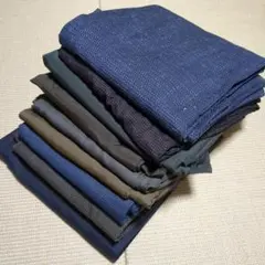 3436 メンズ着物・ウール着物おまとめ9着！リメイク・お稽古用など☆