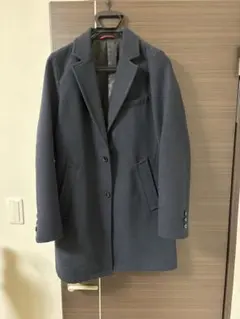 【美品】BEAMS HEART ネイビー チェスターコート S