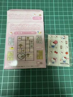 トレーディングミニタイルシール サンリオ キティ