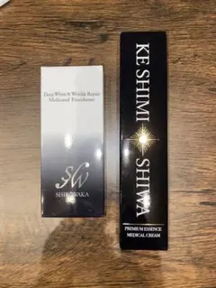 シロワカ　ファンデーション　& 薬用クリーム