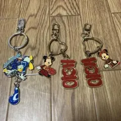 香港ディズニーランド キーホルダー セット
