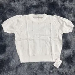 GRL ⌇ パールパフスリーブニットトップのサムネイル