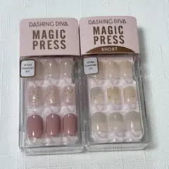 DASHING DIVA MAGIC PRESS ネイルチップ 2デザインセット