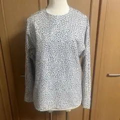 OPAQUE.CLIP Carremanドット模様 長袖シャツ 美品 M