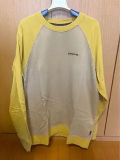 Patagonia ロゴ スウェット トレーナー ベージュ イエローXLsizeのサムネイル