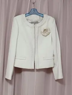 セレモニースーツ 3点セット 13号白★値下げ　なるべく1日以内に発送