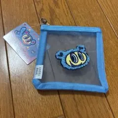 ANGEL BLUE さがら刺繍ポーチ