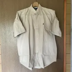 Ralph Lauren BLAIRE 半袖 BDシャツ M ベージュ 美品