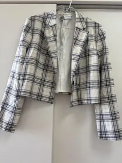 ZARA チェックセットアップ