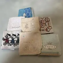 TOCCA含め刺繍入りハンカチ 7枚セットのサムネイル