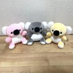 ハッピーズー　ぬいぐるみくじ　4等　コアラ　3品セットのサムネイル