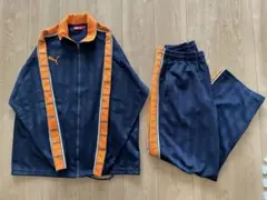 PUMA ジャージセット ネイビー/オレンジ