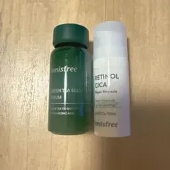 innisfree グリーンティーシードセラム & レチノールシカリペアアンプル