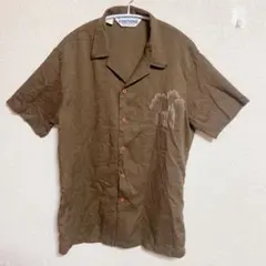 CHEMISE by KENNINGTON 半袖シャツ M ブラウン