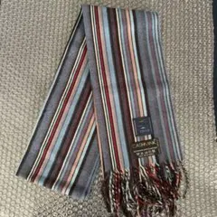 イギリス製　Cocue ストライプマフラー　Made in England