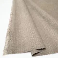 5M⭐︎国産コットンシャツコールコーデュロイグレージュ綿生地布地