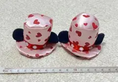 ディズニー ミニーマウス ハットピン アクセ ヘアピン パッチン カチューシャ