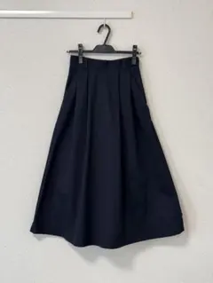 GU 黒 Aラインスカート Sサイズ