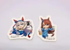 ウマ娘　オートバックス　ダイカットステッカー　タマモクロス　スーパークリーク