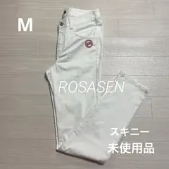 未使用品 ロサーセン ROSASEN レディース ゴルフ 白 パンツ サイズMのサムネイル