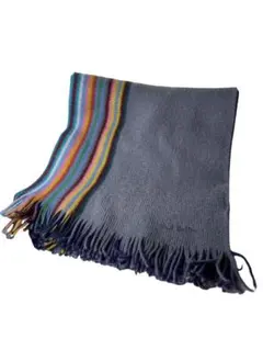 【大人気】Paul Smithマルチストライプ　ウールマフラー