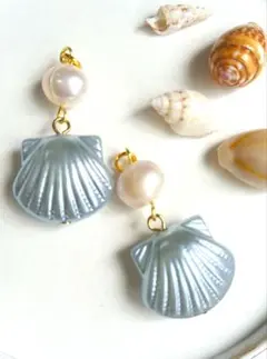 9731 手染めアクリルビーズ 鈴丸 バロックパール ハンドメイド パーツ