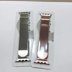 2本セット Apple Watch バンド ステンレス バンド