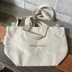 niko and... アイボリー ショルダーバッグ