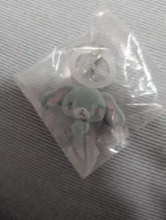 シュガーバニーズ　ふわふわめじるしアクセサリー　ミントうさ